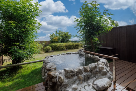 夫婦露天風呂の宿  天テラス 【お子様可】<新客室>岩露天付 1階69㎡ 洋室(ツイン+エキストラベッド)