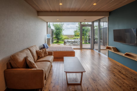 夫婦露天風呂の宿  天テラス 【お子様可】<新客室>岩露天付 1階69㎡ 洋室(ツイン+エキストラベッド)