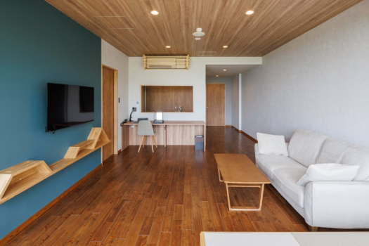 夫婦露天風呂の宿  天テラス 【お子様可】<新客室>岩露天付 1階69㎡ 洋室(ツイン+エキストラベッド)