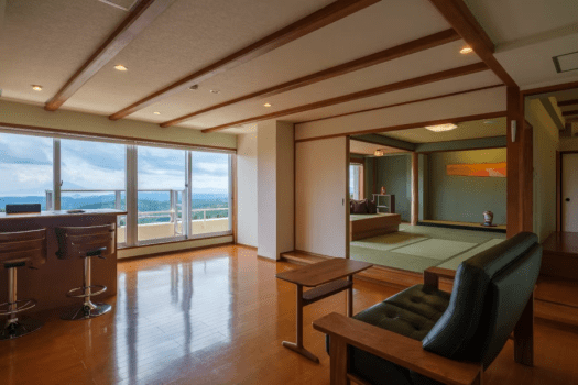 夫婦露天風呂の宿  天テラス 4階73㎡　和洋室（ツイン）★露天なし・内風呂なし★【わし座】