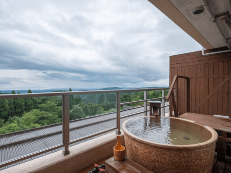 夫婦露天風呂の宿  天テラス 陶器露天付　3階34㎡　洋室デラックス（ツイン）