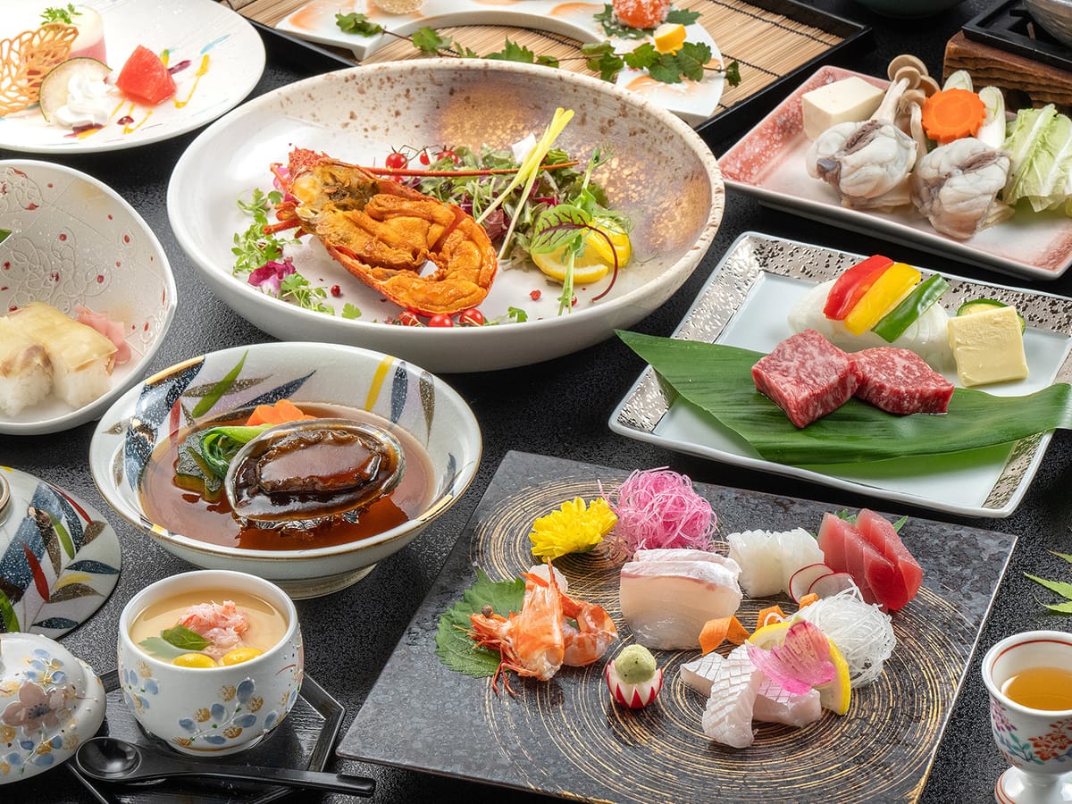 萩本陣 【特選なごみ会席 -春夏-】憧れの高級食材が大集合！食べきれない美味競演♪