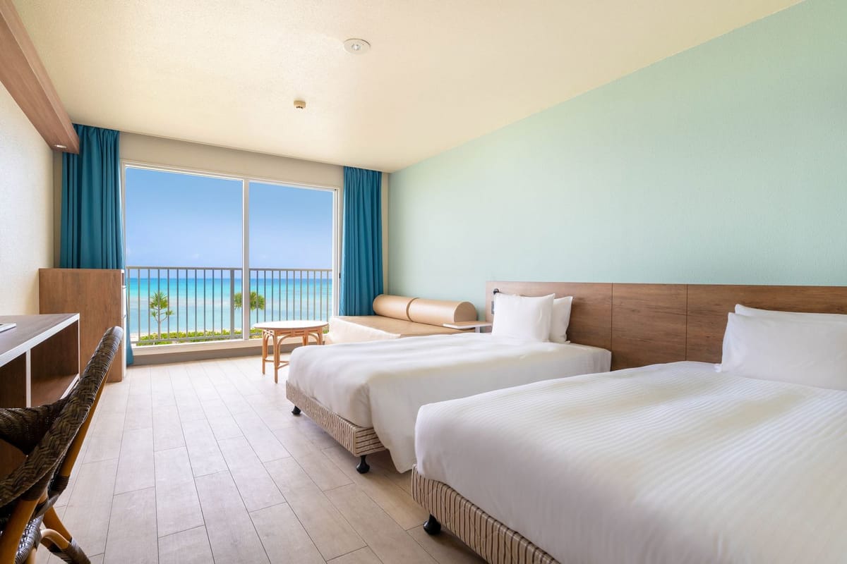 EN RESORT Kumejima EEF Beach Hotel 全室新館3階確約★プレミアムオーシャンビューツイン