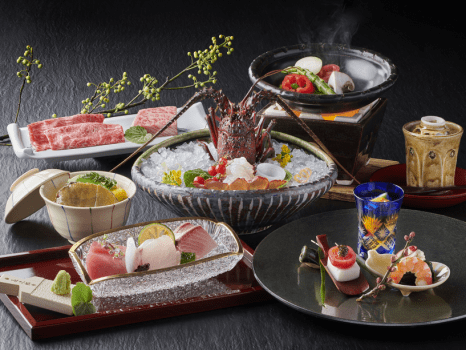 旅荘 海の蝶 【予約人気No1】贅を尽くした三重の美食☆≪伊勢海老・鮑・松阪牛≫目でも楽しめる四季折々の演出♪