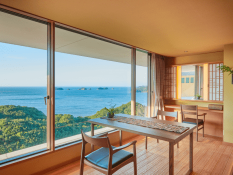 旅荘　海の蝶 [最上階特別フロア / オーシャンビュー]ラグジュアリーツインルーム