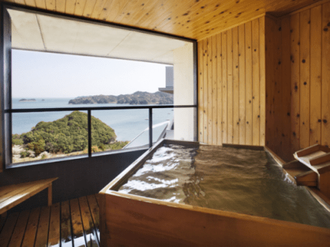 旅荘 海の蝶 飛島館スーペリアルーム 専用露天風呂付和室