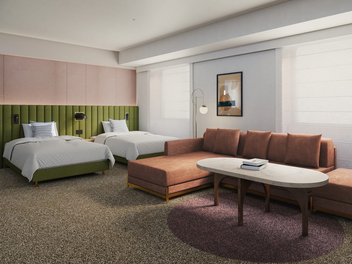 THE MARK GRAND HOTEL グランドアッパーツイン|48平米・駐車場無料・フリーフロー