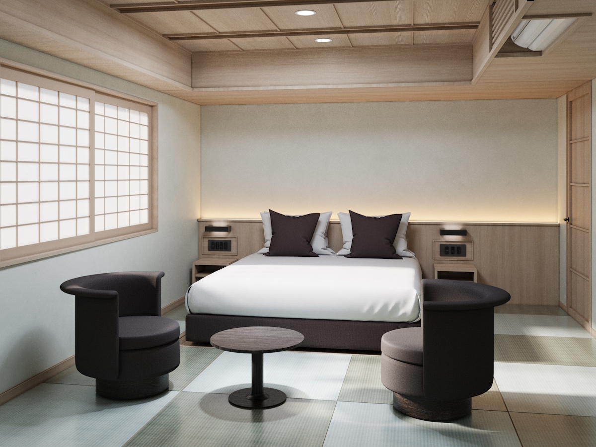 yugen kyoto shijo デラックスキング 44㎡