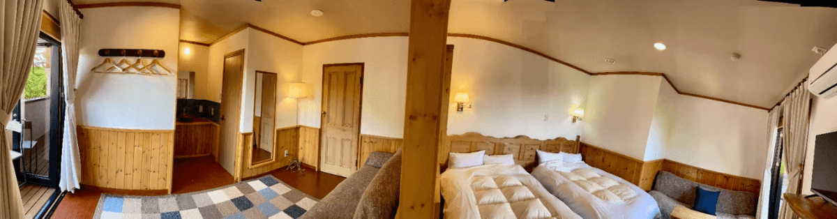 露天風呂のオーベルジュ つつじとかえで 【本館】テラス付き洋室/セミダブルツイン