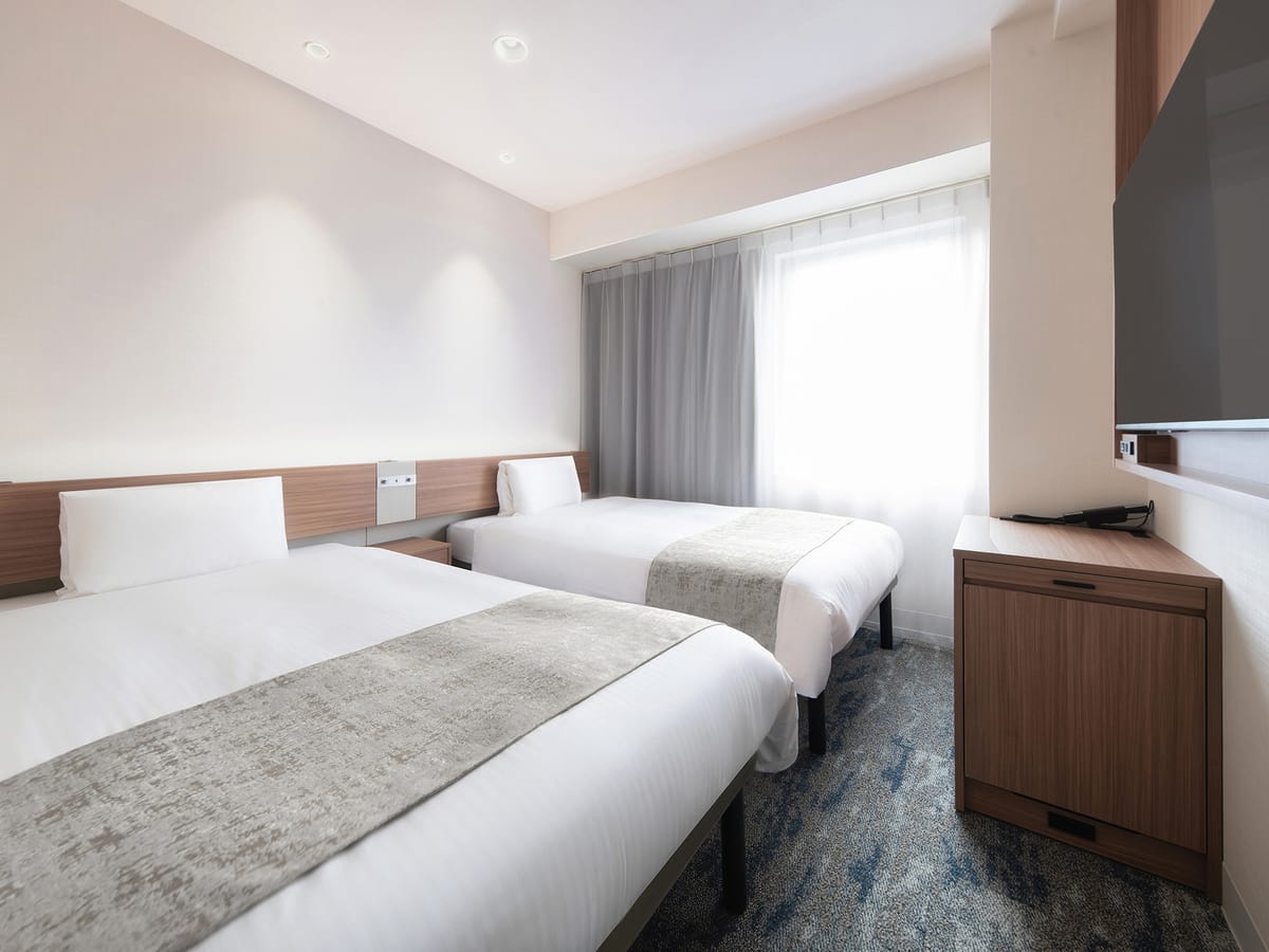 ベッセルイン博多中洲 ツインルーム禁煙