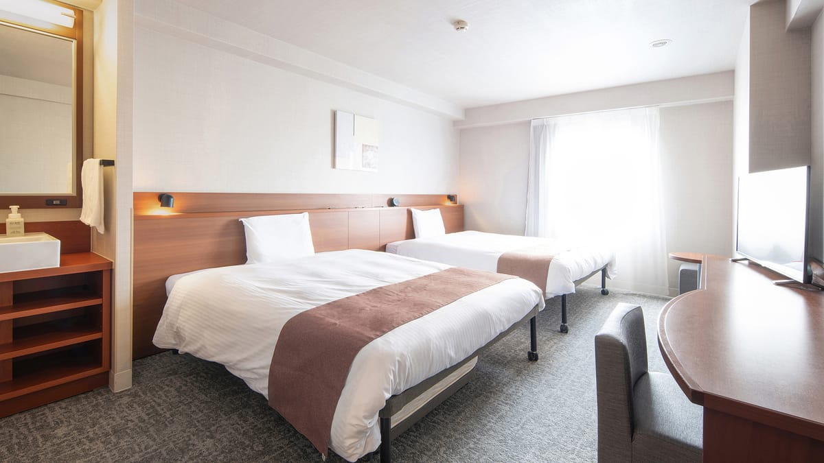 ベッセルホテル都城 【喫煙・コンフォート】広々2ベット◆26平米◆
