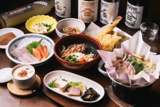 RITA出雲平田 日本酒風呂付【スタンダードプラン】出雲そば「そば処 喜多縁」ペアリングディナー〈２食付〉