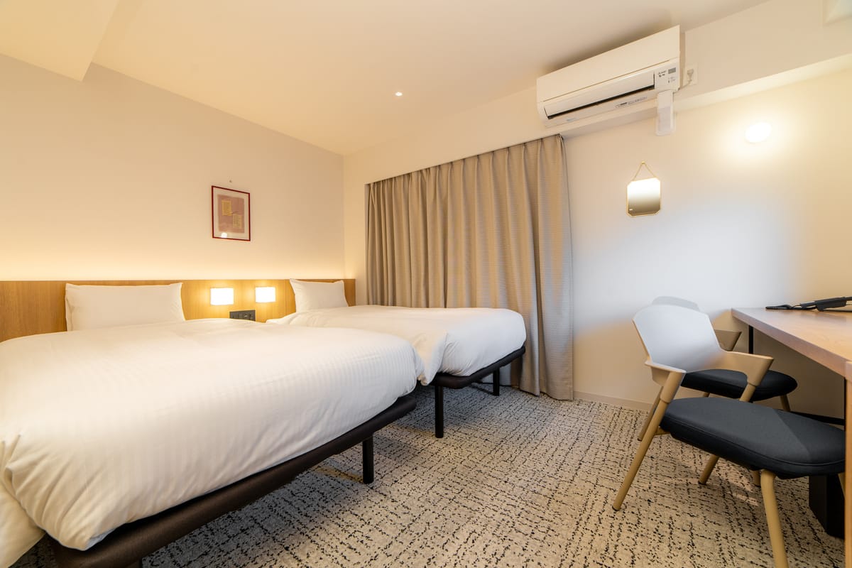 変なホテルエクスプレス 大阪 なんば日本橋 ツインルーム【禁煙／バス・トイレ別】