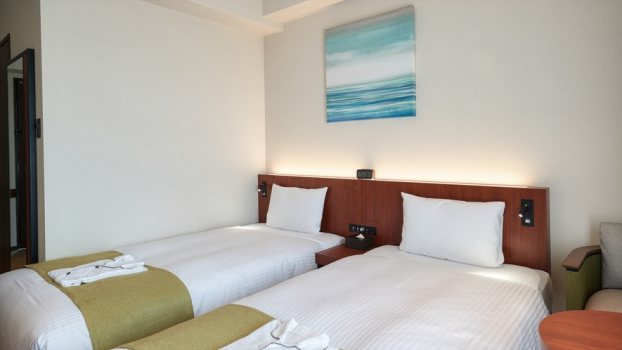 ザグランドホテルギノワン スタンダードツインルーム(オーシャンビュー)