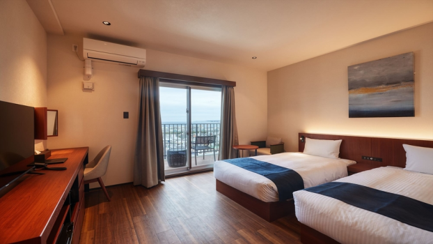 ザグランドホテルギノワン 【最上階クラブフロア】デラックスツインルーム(オーシャンビュー)