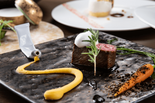 人吉温泉 鍋屋 【フレンチディナー『繊月』】県産牛を使用した基本コース全9品