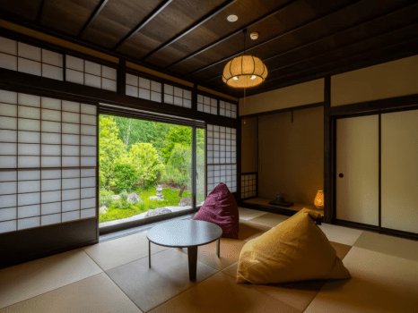 旅庵川喜 ◆天然温泉の檜風呂付◆【禁煙】和室(敷布団)タイプ
