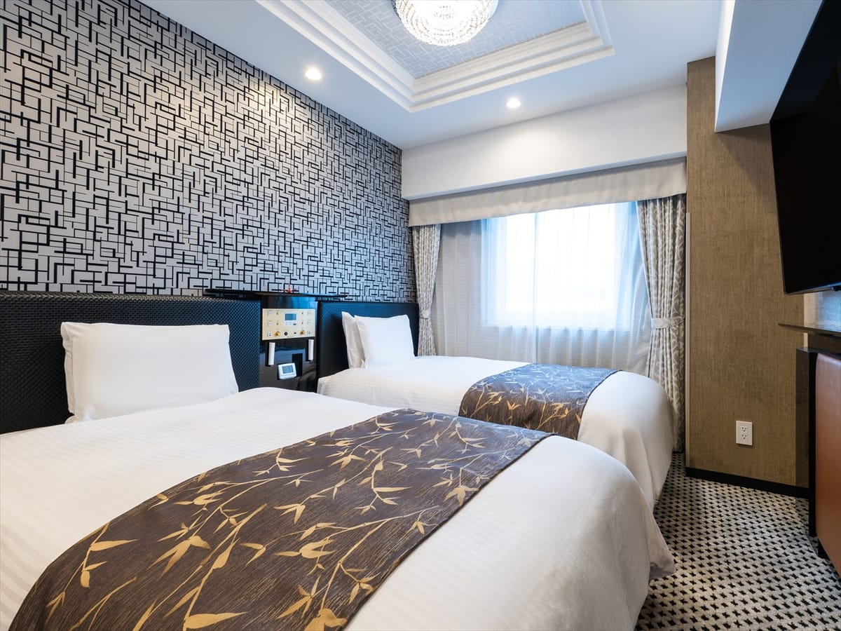 アパホテル<鳥取駅前>2025年10月23日開業予定 デラックスツインルーム 全室禁煙