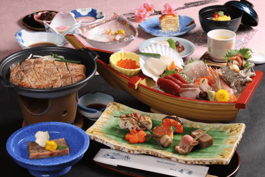 龍飛崎温泉　ホテル竜飛 なんと、お造りは舟盛りでご提供♪≪海の幸を存分に楽しめる【大漁舟盛り膳】≫スタンダード会席プラン