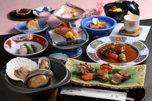 龍飛崎温泉 ホテル竜飛 当館一番人気★「あわび・帆立焼き膳」あわびお一人様まるごと1個付き!スペシャルプラン