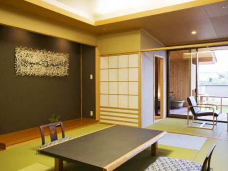 あわら温泉 清風荘 ★十三の風～露天風呂付きおまかせ和室（定員4名）
