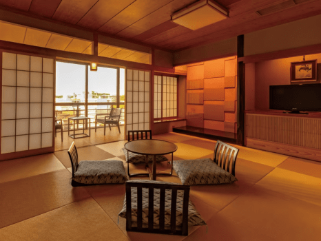 あわら温泉 清風荘 御苑~和風旅館の情緒あふれる和室(朝食付き)(定員4名)