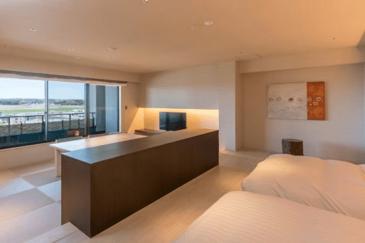 あわら温泉 清風荘 【蘆庵～RO-AN～】～当館最高峰・半露天風呂付和洋室～（定員4名）