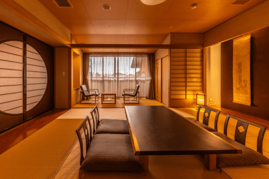 あわら温泉 清風荘 十三の風～天然温泉の露天風呂付き和洋室（定員6名）