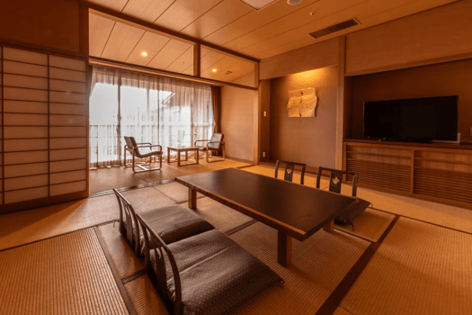 あわら温泉 清風荘 ★十三の風～天然温泉の露天風呂付き和室（定員4名）