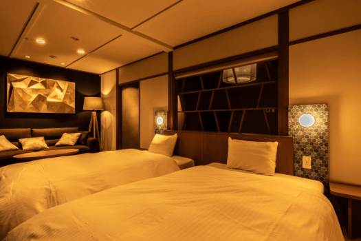 あわら温泉 清風荘 ★本陣和洋室～ゆとりとくつろぎの和洋室（定員4名）