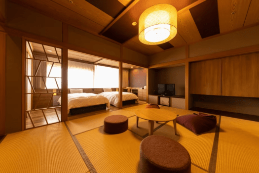 あわら温泉 清風荘 本陣和洋室～ゆとりとくつろぎの和洋室（禁煙）（朝食付き）